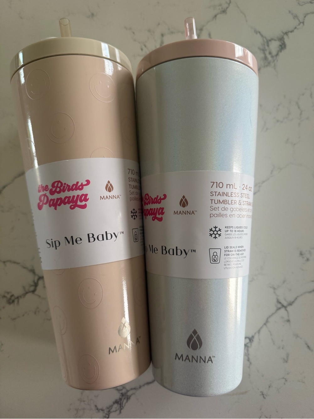 The Birds Papaya x Manna Tumblers